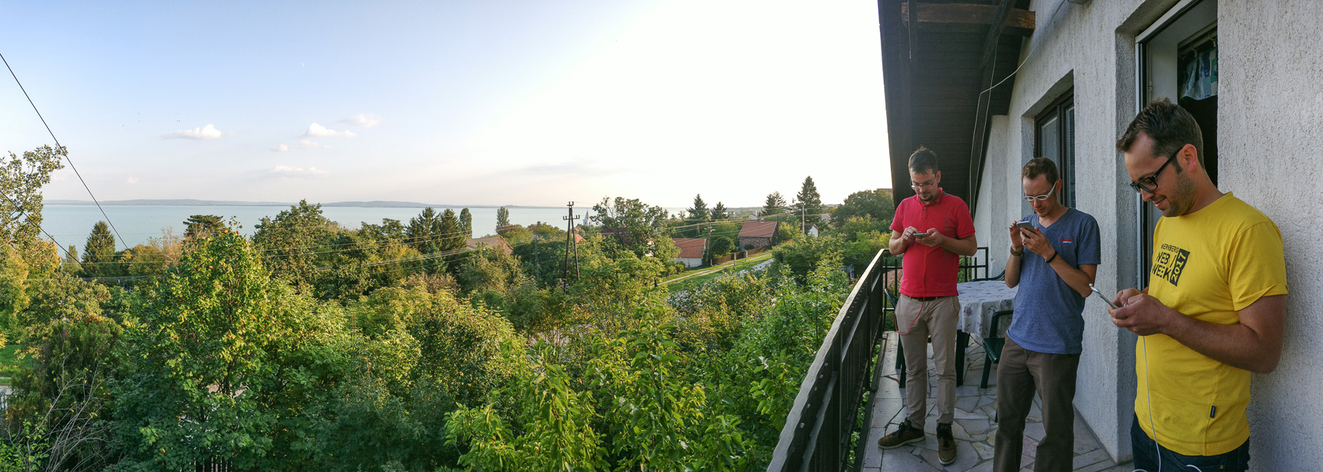 Der Balkon als Arbeitsplatz