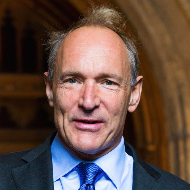 Portrait von Tim Berners-Lee, dem Erfinder des World Wide Web